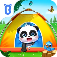 Perjalanan Kamping Panda Kecil